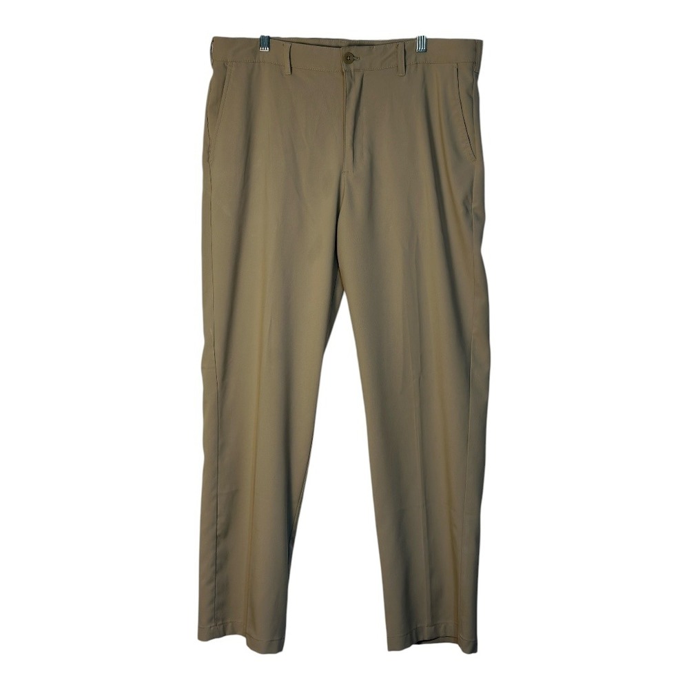IZOD Golf Pants‎ Slim Fit Pockets Clean Aesthetic Country Club Style Beige 36x32